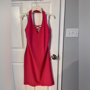 Bisou Bisou Halter Dress
